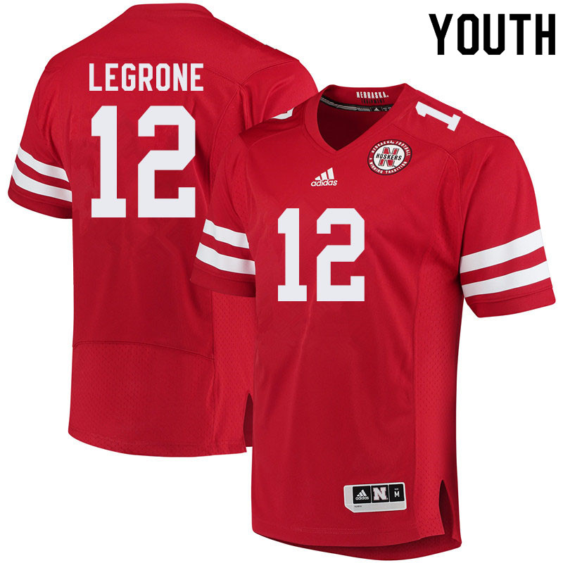 Youth #12 Katerian LeGrone Nebraska Cornhuskers College Football Jerseys Sale-Red